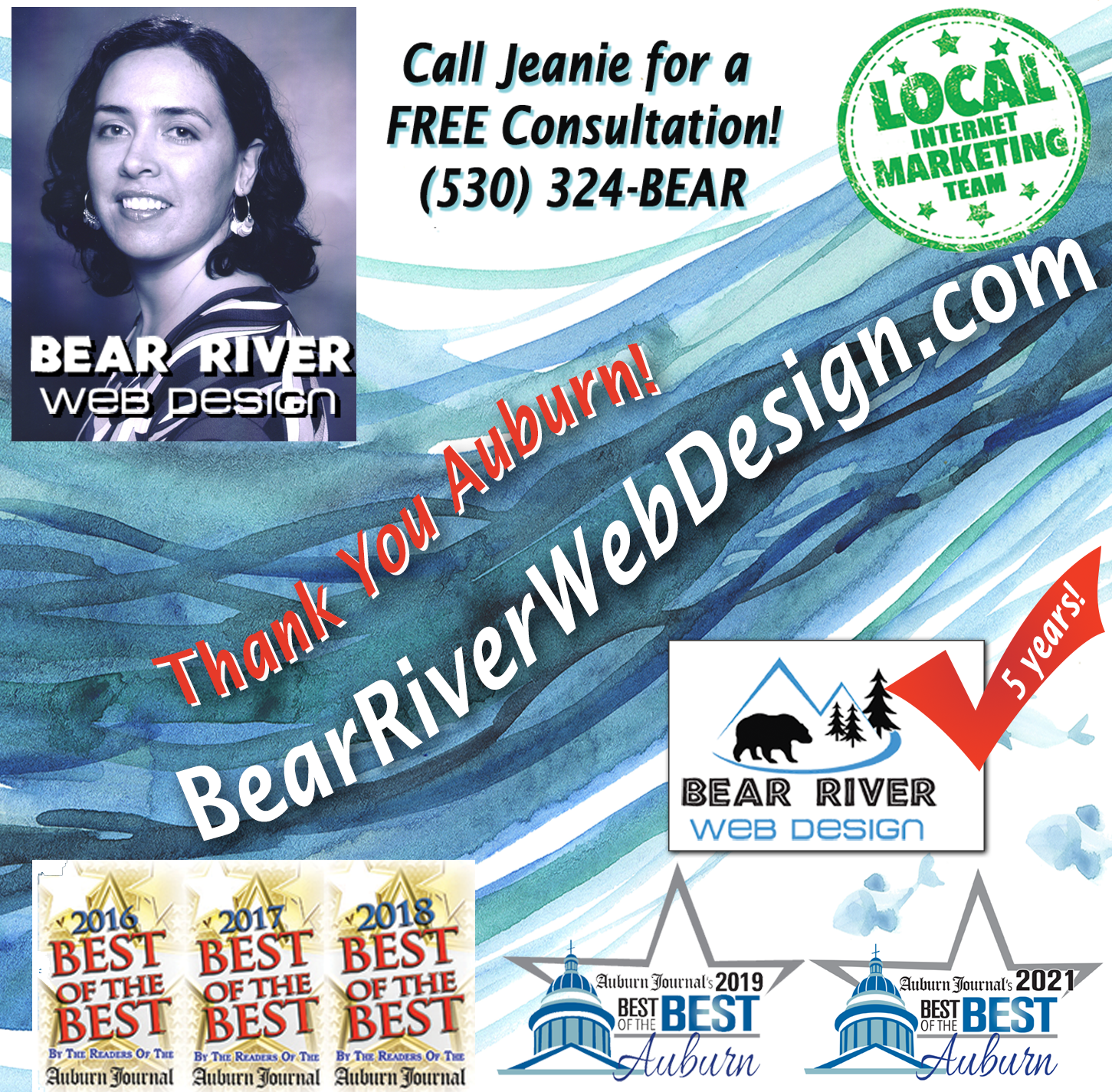 Jeanie Zatkulak of Bear River Web Design voted Best of The Best Web Design 2022